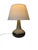 Beautiful handmade table lamp by Søholm Stentøj in Bornholm, Denmark, dating from the 1960s. It is in absolutely pristine...