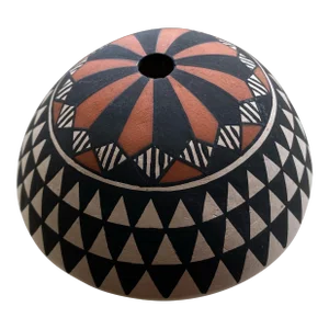 Yolanda Trujillo Renowned Acoma Pueblo Potter Seed Pot - Highly Collectible Artist