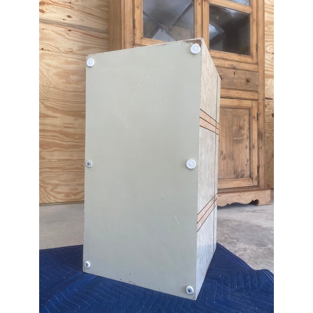 Maitland Smith Coral Trunk With Brass Trim For Sale - Image 9 of 18