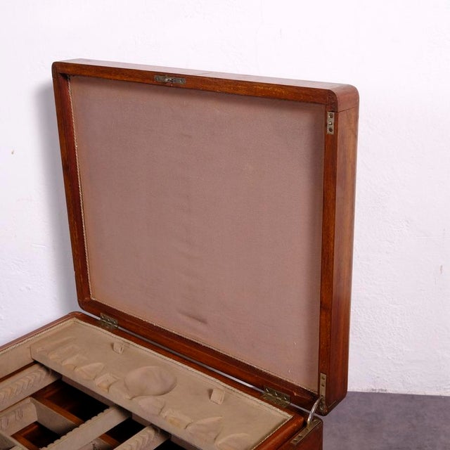 Antique Art Deco Wooden Cutlery Chest, 1920s For Sale - Image 10 of 18