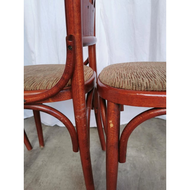 Vintage Italian Bistro Chairs, 1980s, Set of 6 For Sale - Image 13 of 18