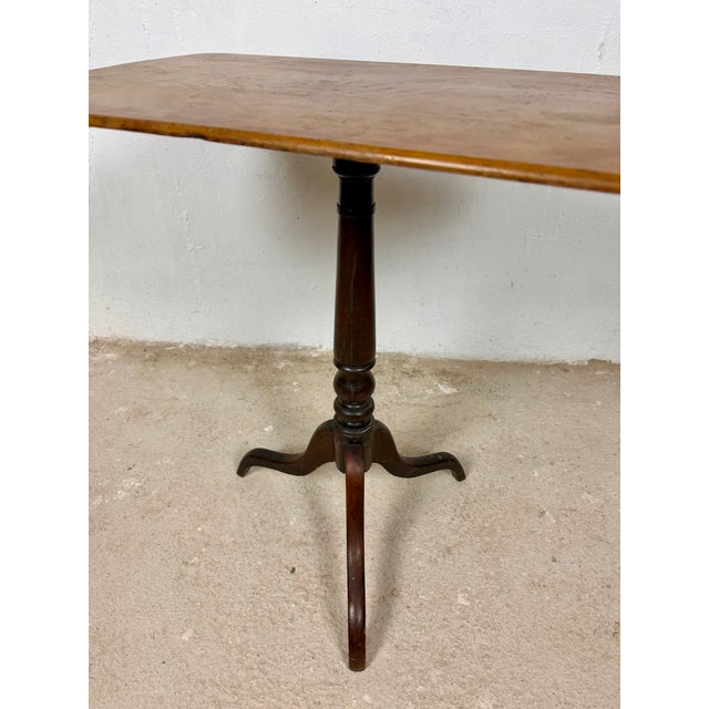 20th Century Spanish Rectangular-Top Side Table on Tripod Base, 1940 For Sale - Image 12 of 14