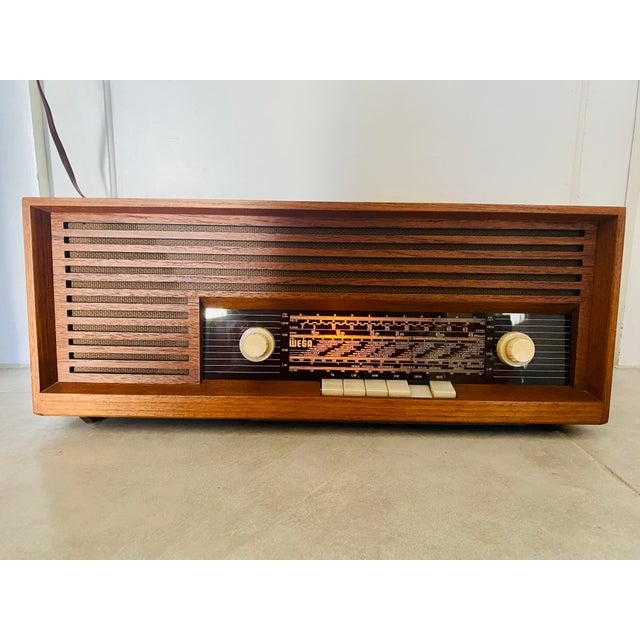 Teak Type 119 Tube Radio from Wega, 1960s For Sale - Image 17 of 17