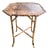 Late 19th Century Victorian Era Tiger Bamboo Wabi Sabi Naturally Distressed Octoganal Side Table For Sale