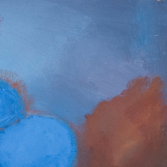 1990s Lady in Blue - Virginia Cohn Parkum, C. Unknown For Sale - Image 5 of 7