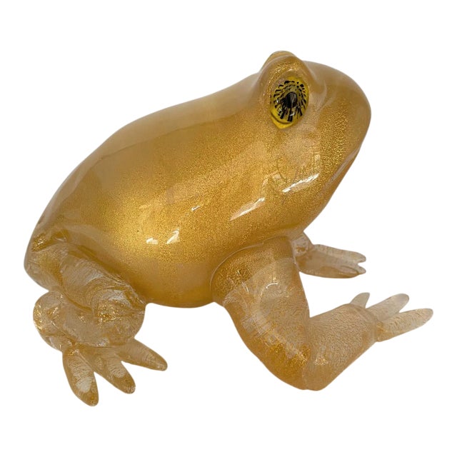 Murano Glass Frog Chairish