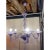 Italian Handmade Murano Style Glass Chandelier in Light Violet by Simoeng For Sale - Image 4 of 9