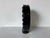 Ceramic 1980s Postmodern Art Deco Style Black Glazed Ceramic Vase For Sale - Image 7 of 9