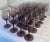 Mid-Century Modern Vintage Amethyst Wine Glasses - Set of 24 For Sale - Image 3 of 6