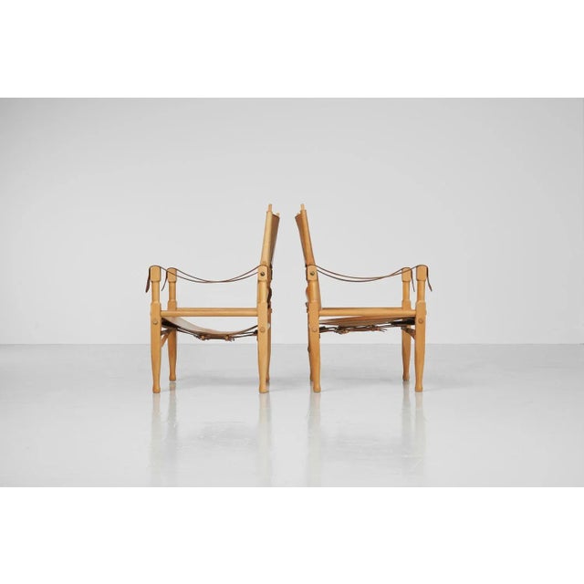Set of Swiss Safari Chairs by Wilhelm Kienzle, 1950 For Sale - Image 6 of 11