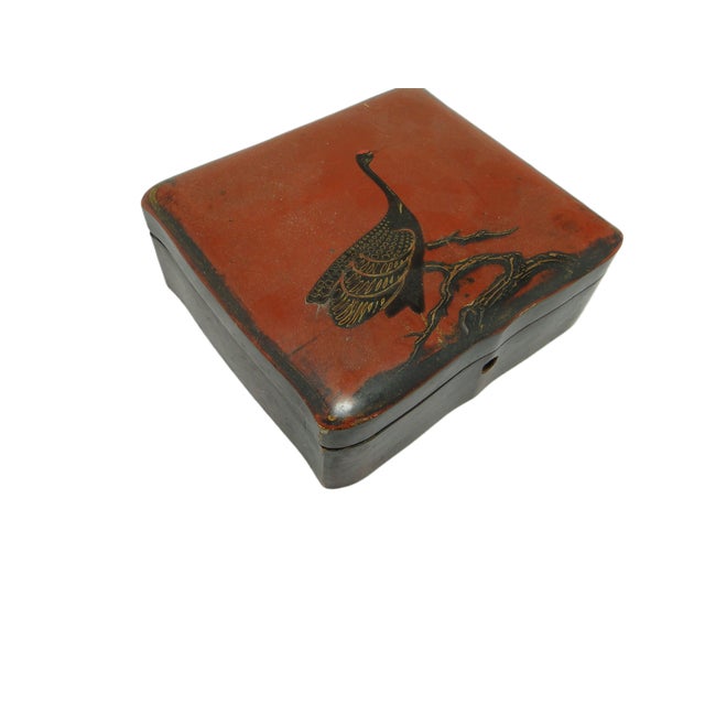 Japanese Lacquerware Box, 1920s For Sale - Image 9 of 13