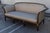 Dennis & Leen Dennis and Leen Ebonized and Giltwood Settee For Sale - Image 4 of 11