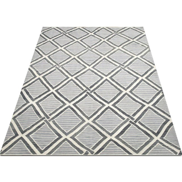 2000 - 2009 Contemporary Scandinavian Design Kilim For Sale - Image 5 of 6