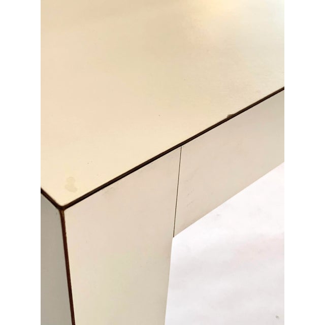 1970's Mid Century Modern Parsons Table Console or Desk For Sale - Image 10 of 12