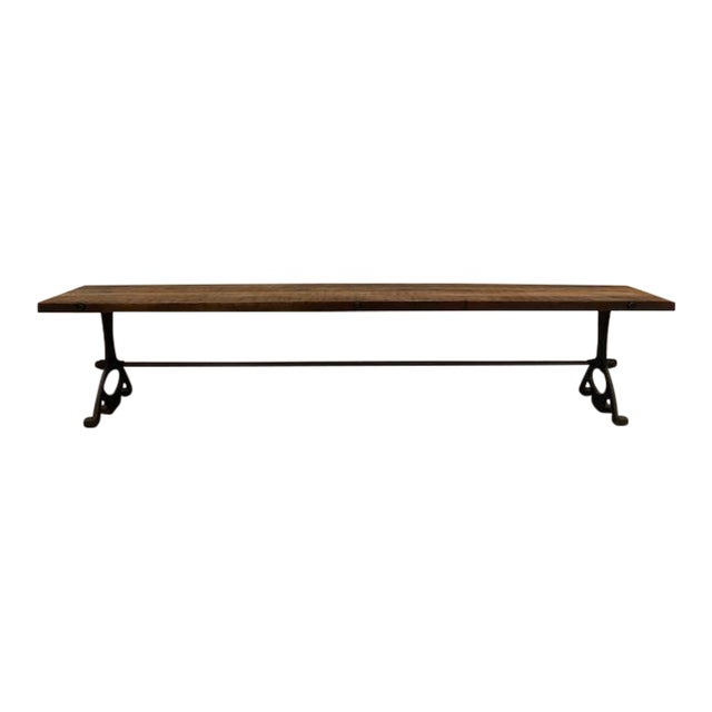 Lillian August Reclaimed Wood Dining Bench Chairish
