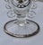 1950s Heisey Lariat Glass Footed Fan Vase With Silver Overlay Euc 7 3/4" For Sale - Image 5 of 13