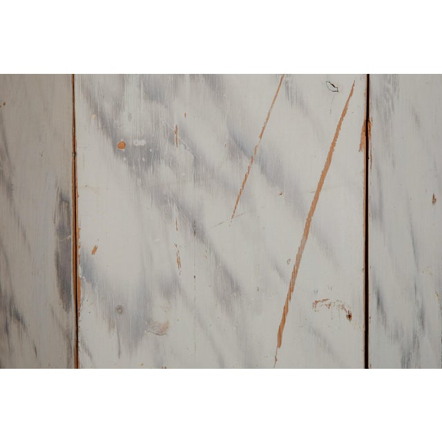 Pair of Faux-Marble Painted Pine Columns, Early 20th Century For Sale - Image 15 of 17