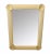 Hollywood Regency Nautical Wooden Rectangular Tan Seashell Beveled Wall Mirror For Sale - Image 11 of 12