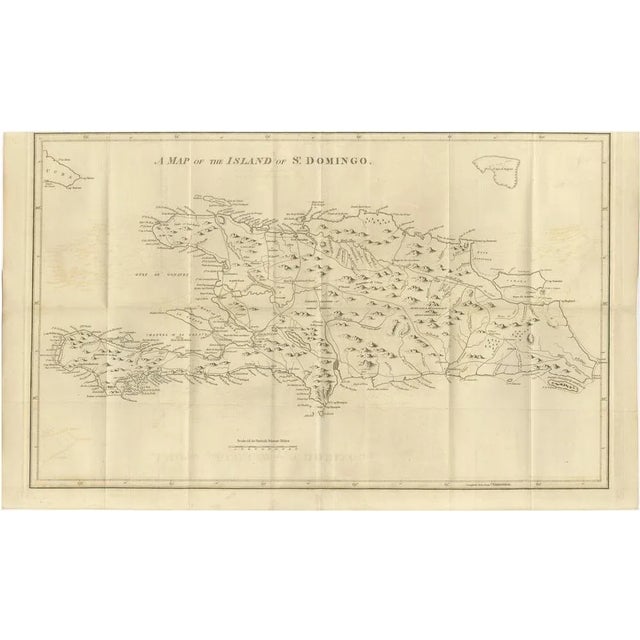 Map of Saint Domingue, Haiti and Dominican Republic, 1793 For Sale - Image 10 of 10