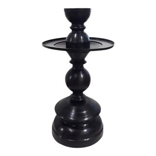 Bronze Candlestick with Removable Top, Medium Size For Sale