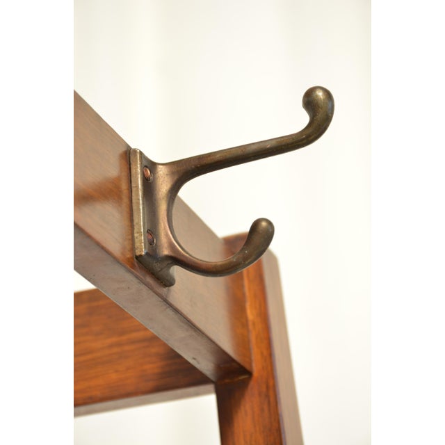 Antique English Arts and Crafts Hall Stand Coat Stand Rack, 1900 For Sale - Image 12 of 18