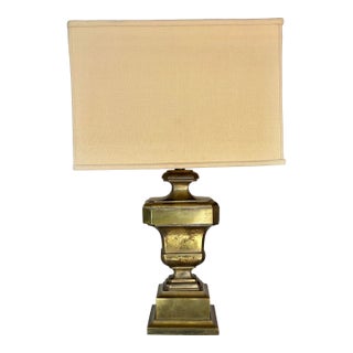 Mid 20th Century Italian Brass Table Lamp For Sale