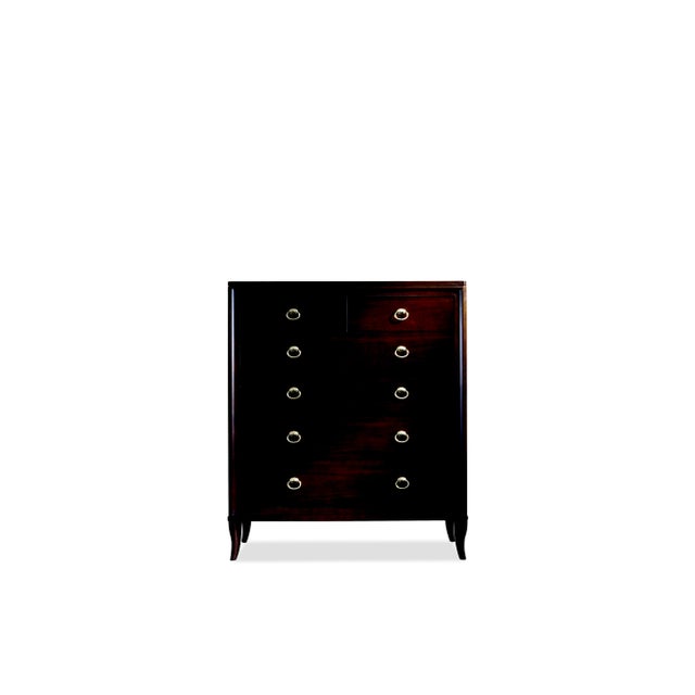 Transitional Century Furniture Tribeca Tall Drawer Chest For Sale - Image 3 of 3