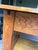 Vintage Mission Style Solid Oak Wood 2 Drawer Desk/Library Table For Sale - Image 9 of 12