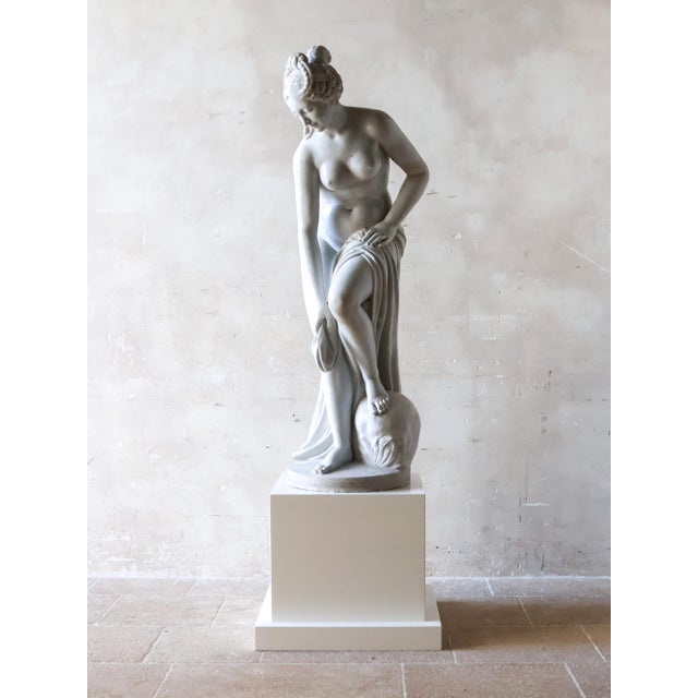 After Christophe-Gabriel Allegrain, Sculpture of a Bathing Woman, Marble For Sale - Image 13 of 13