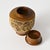 Brown Japanese Wooden Chazutsu Tea Caddy with Natural Bark, 1960s For Sale - Image 8 of 12
