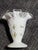 Fenton Art Glass Company Vintage Fenton Milk Glass Silver Crest Vintage Trumpet Vase For Sale - Image 4 of 4