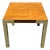 Mid Century Burl End Table. Milo Baughman Style For Sale