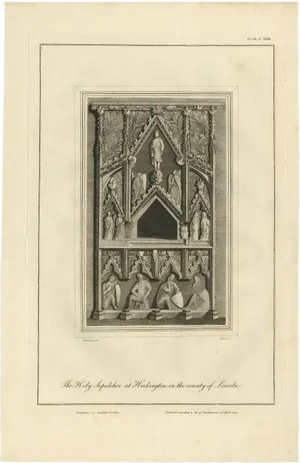 Holy Sepulchre at Heckington, 1795, Paper