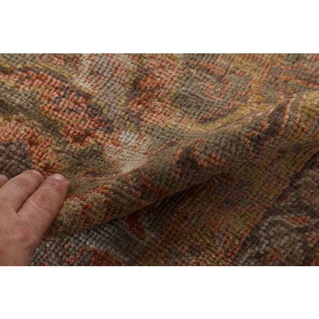 Authentic 19th Century Persian Sultanabad Rug For Sale - Image 4 of 9