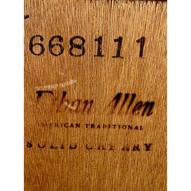 Mid 20th Century Ethan Allen Georgian Court Sheffield Finish crafted from solid cherry wood. A versatile piece designed to...