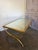 Curule Gilt Iron Coffee Table With Antiqued Mirror Top by Miamar Home For Sale - Image 11 of 14