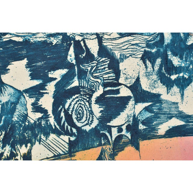 1970s Malda Muizule, Year of the Peaceful Sun, 1971, Etching For Sale - Image 5 of 8
