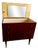 Vintage Lacquered Wooden Dressing Table, 1950s For Sale