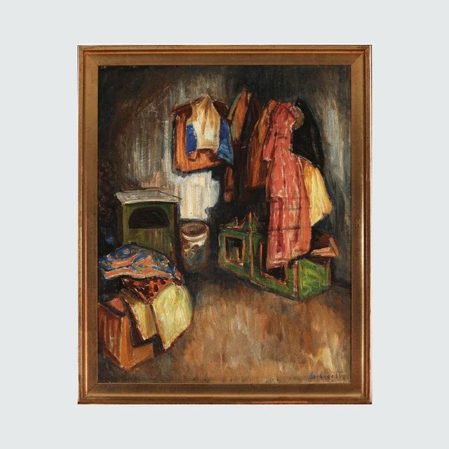 Modern Ørnulf Salicath, Untitled, 20th Century, Oil on Canvas For Sale - Image 3 of 10