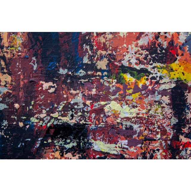 Textile Natalia Vypritskaia, Layers: Silence Between 1, Texture Paste Acrylic on Canvas For Sale - Image 7 of 9