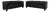 Black Leather 2-Seater Sofas from Wittmann, Set of 2 For Sale
