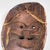 Forest Green Antique Japanese Noh Theater Mask For Sale - Image 8 of 18