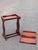 Vintage Hand Carved Tray Top Storage Shelf For Sale - Image 10 of 10