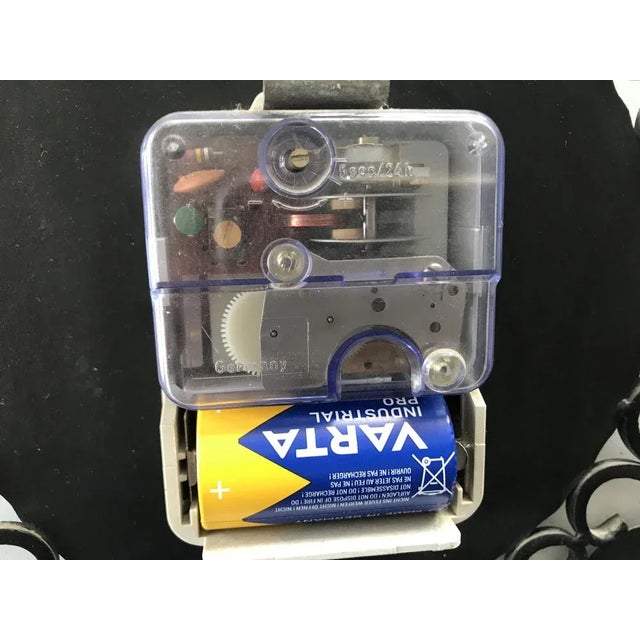 Metal Metal Zodiac Wall Clock, Germany, 1970s For Sale - Image 7 of 15