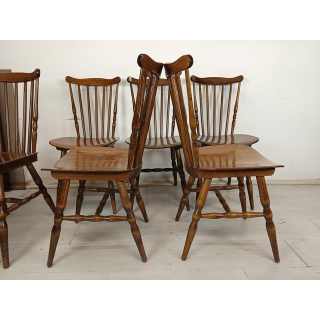 Vintage Tacoma Chair from Baumann, 1970s, Set of 6 For Sale - Image 4 of 17