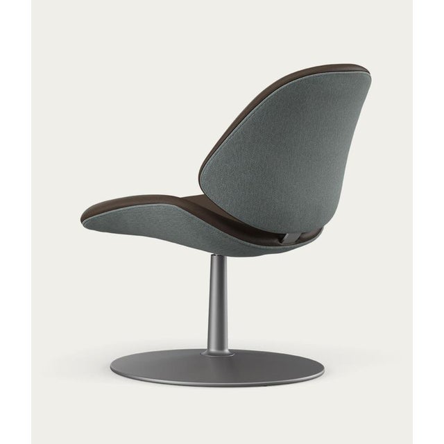 Salto and sigsgaard council family lounge chair legs: graphite, duo upholstery: front: prestige coffee + back: steelcut...