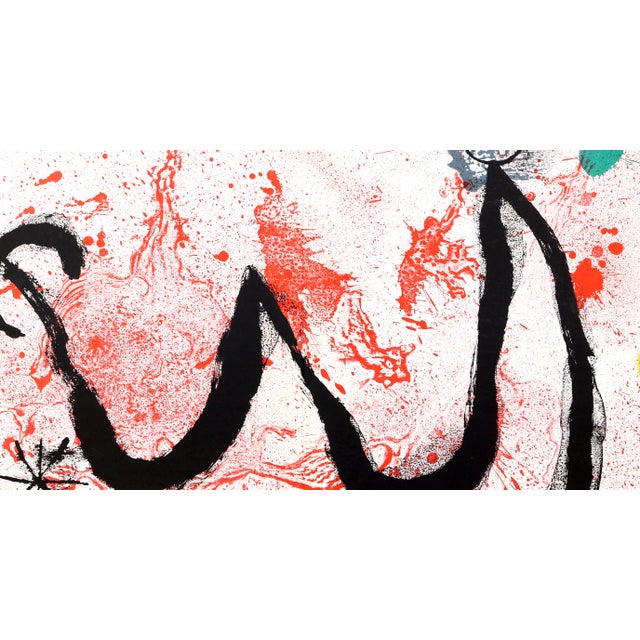 Artist: Joan Miro, Spanish (1893 - 1983) Title: Danse de Fou Year: circa 1963 Medium: Offset Lithograph Size: 15 x 22 in....