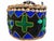 African Mid-20th Century Nigerian Yoruba Large Ceremonial Beaded Vessel With Reptile Finial For Sale - Image 3 of 18