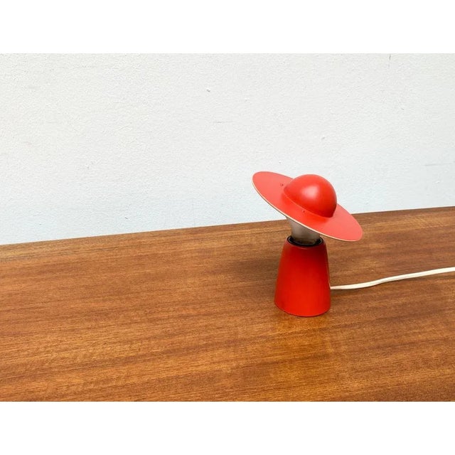 Mid-Century Swiss Space Age Table Lamp from Temde, 1960s For Sale - Image 6 of 18
