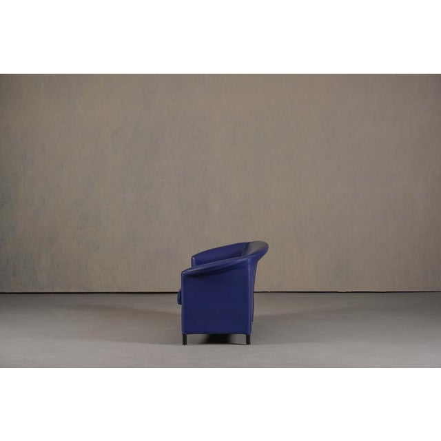 Blue Aura Sofa Set by Paolo Piva for Wittman, Austria, 1980s, Set of 4 For Sale - Image 8 of 18
